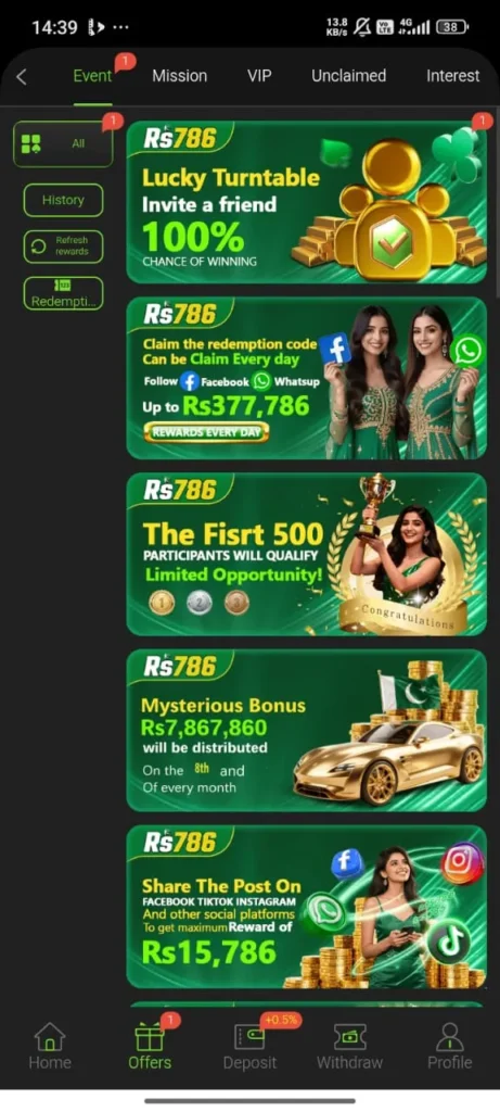 RS786 Game